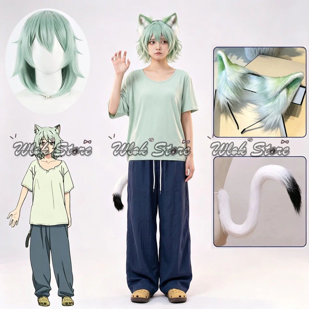anime-chainsmoker-cat-nico-nya-yani-neko-cosplay-costume-t-shirt-trousers-and-ears-tail-set-sato-yaniko-halloween-party-outfits