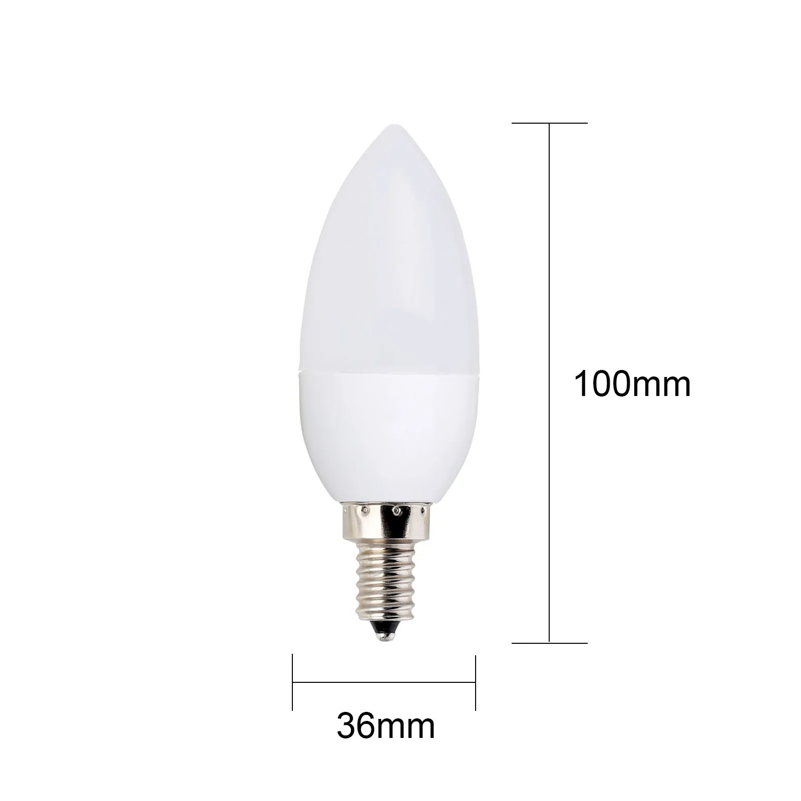 10Pcs 3W Led Candle Light E27 E12 B22Led Bulb B15 Cool Warm White 220V 230V 360 Degree Beam Angle 2835 Smd Home Bulbs Decorative