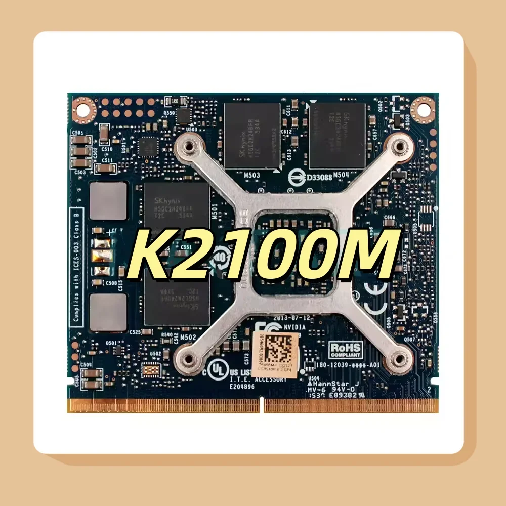 Quadro K2100 K2100M 2GB N15P-Q3-A1 0G4FN0 graphics card with X support for Dell HP iMac A1311 A1312 2009 2010 2011 year