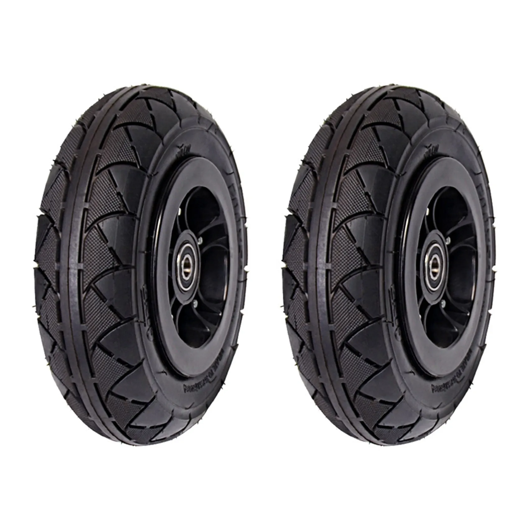 

2Pcs 8 Inch Off Road Wheel Pneumatic Rubber All Terrain Mountain Wheels Kit For DIY Skateboard /Scooter/ROTATING