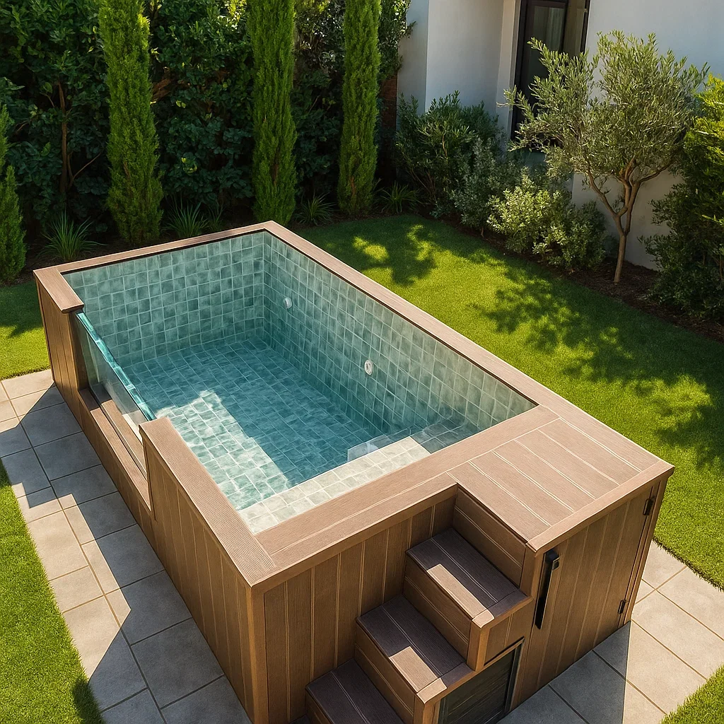 Backyard Prefab Modular Container Swimming Pool Family House Hotel Resort Outdoor Above Ground Prefab Swimming Pools for Sale