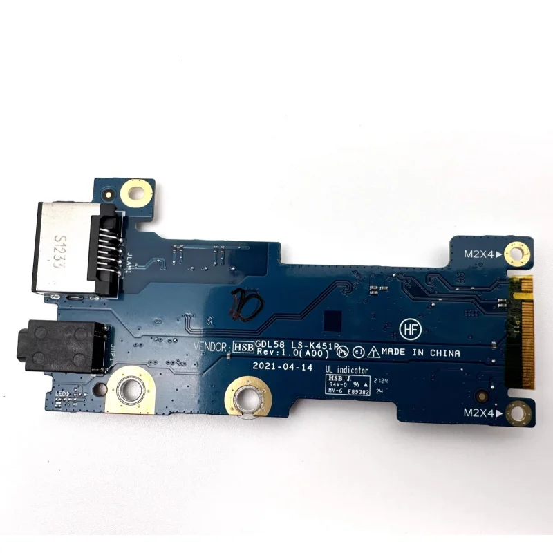 S+   New GDL58 LS-K451P Audio RJ45 Lan Board For Dell Alienware M15 R6 Laptop 03RR19