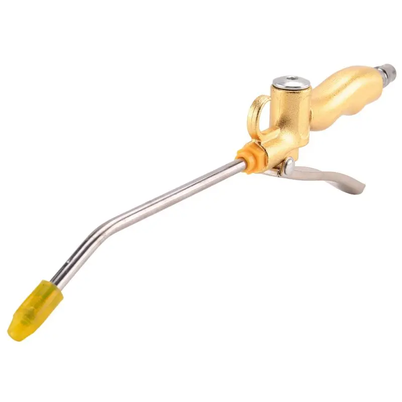 2X High Volume Industrial With Rubber Guard Flow Nozzle, Pneumatic Dust Cleaning Tool For Compressor Accessories-AT30