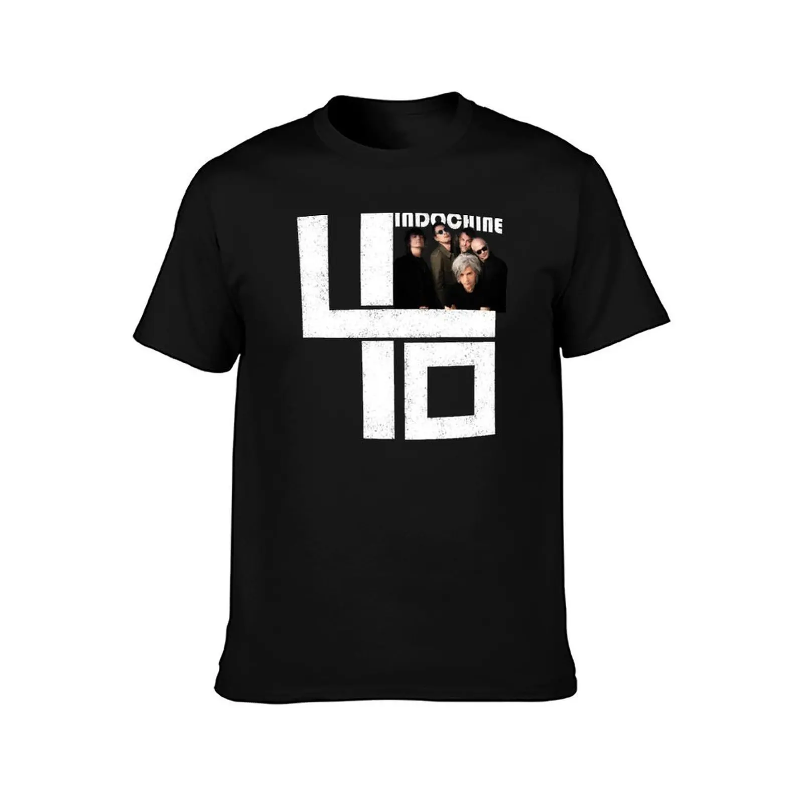 indochine tour T-Shirt, Summer Casual Cotton Tee, Oversized Streetwear Tops, Vintage Graphic Print, Loose Fit Short Sleeve