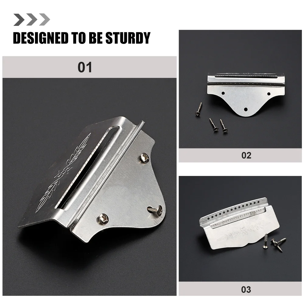 

Mandolin Accessories Parts Replacement Supplies Stringed Musical Instruments Metal Tailpiece