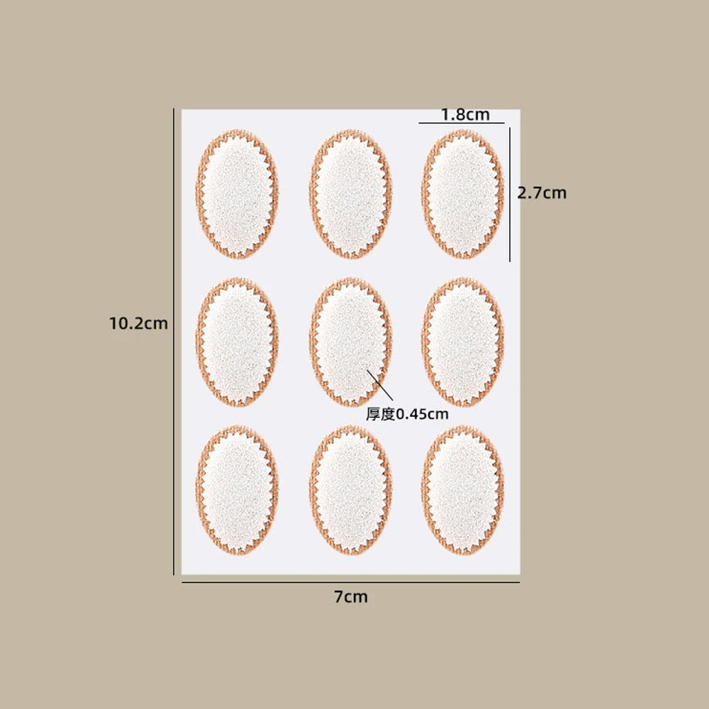 9pcs Foot Protectors Pads Removal Calluses Plantar Warts Plaster Medical Sticker Toe Protector Foam Round Chicken Eye Patch