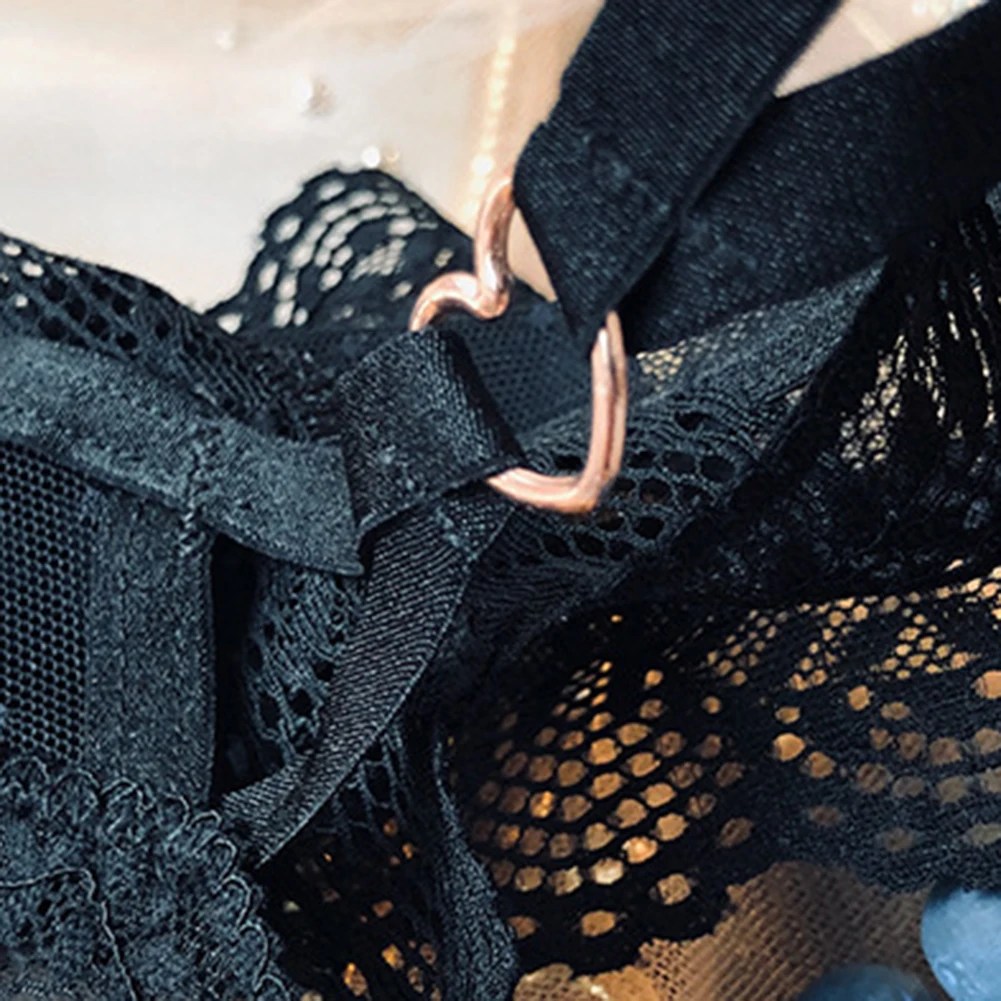 شير الدانتيل شبكة ملابس داخلية مريحة جميل البولكا نقطة الجوف خارج ملخصات السراويل النسائية ثونغ G-سلاسل حجم كبير