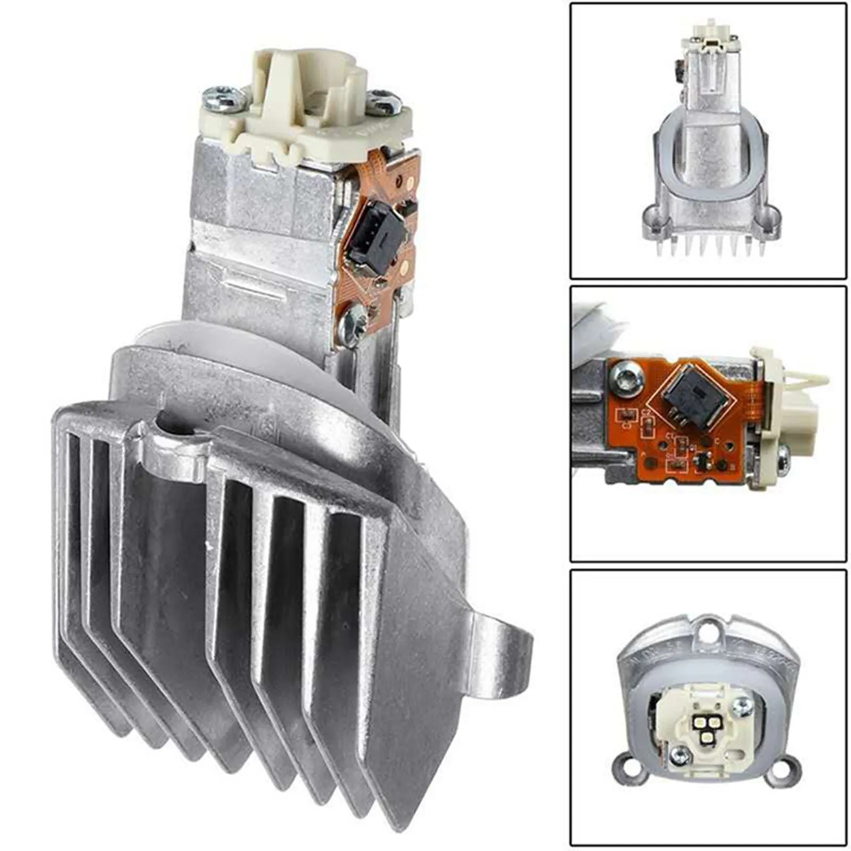 A03E-2PCS 63127262731 Headlight Control Unit Module DRL Daytime Light LED Module Angel Eyes For-BMW 5-Series F07 F10 F11 LCI