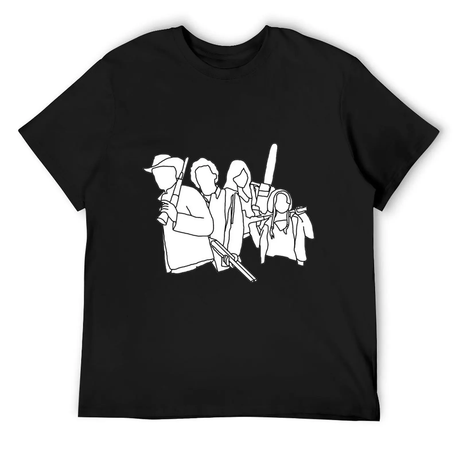 

Zombieland outline T-Shirt sports fans shirts graphic street wear plain mens graphic t-shirts funny