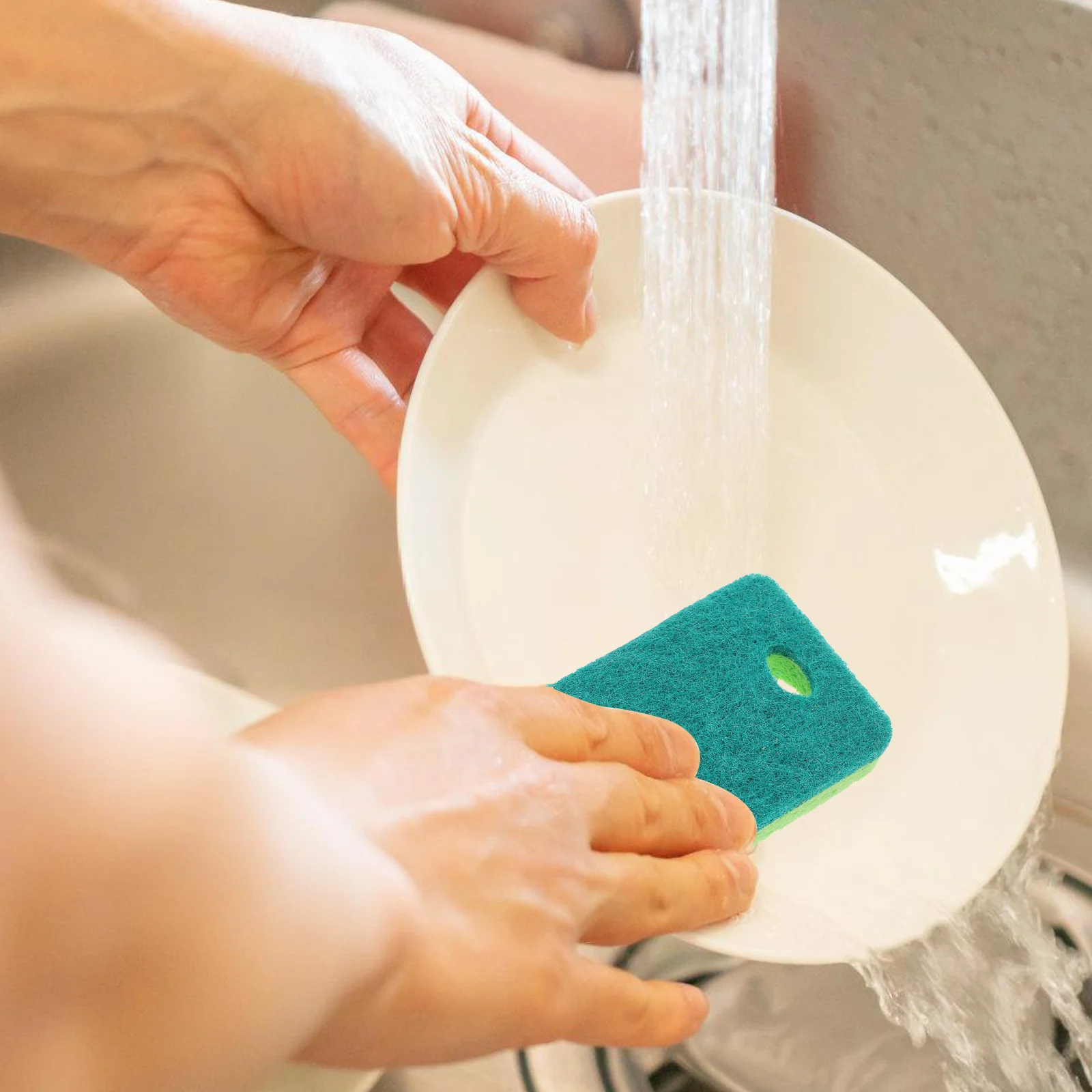 

12Pcs Kitchen Sponge Pad Dish Sponges for Washing Dishes Scrub Sponges Reusable Cleaning Sponge for Pots Pans Sinks Stoves