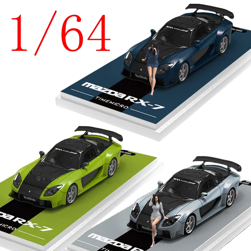 

TM Diecast 1/64 Scale Mazda Alloy Model Cars Mazda RX-7 Veilside Play with The Gift Original Box of Toy Cars