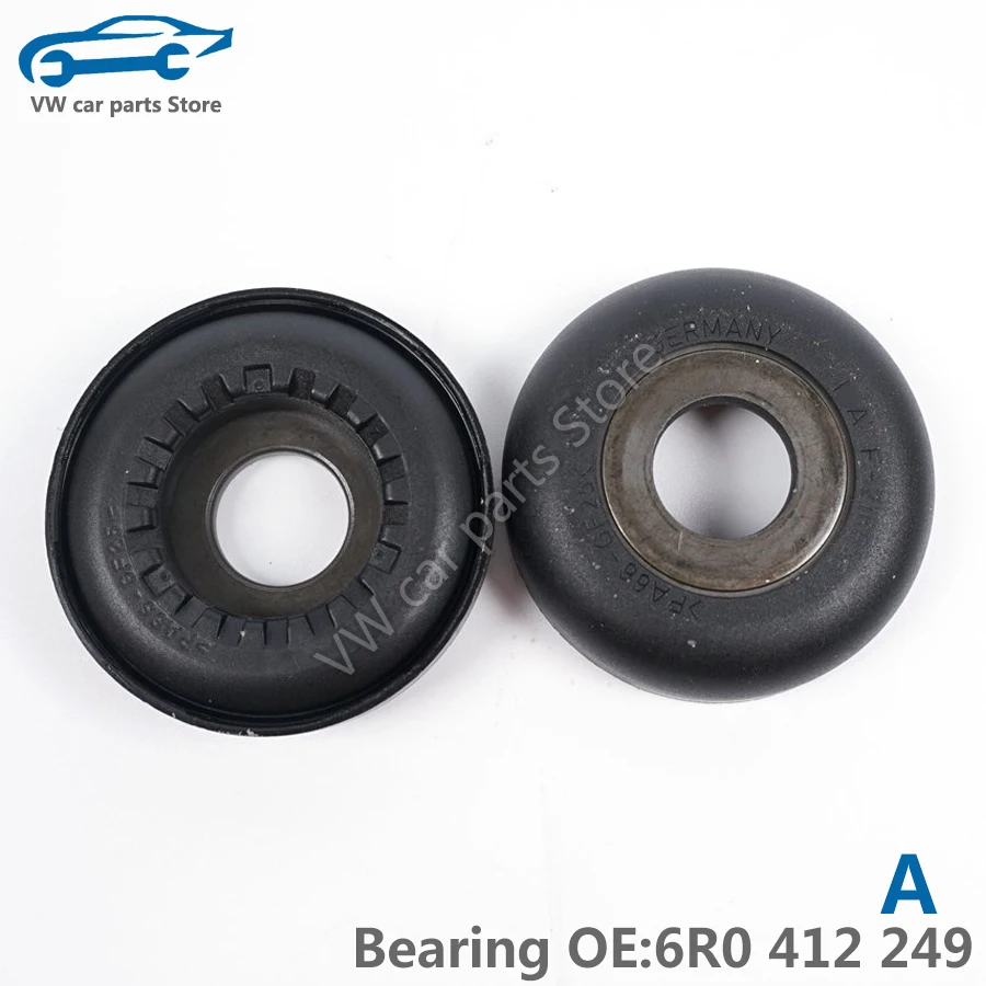 180412331 Front Shock Absorber Top Rubber Plane Pressure Bearing For VW Golf MK4 BORA POLO Skoda Beetle Fabia Toledo 6R0 412 249