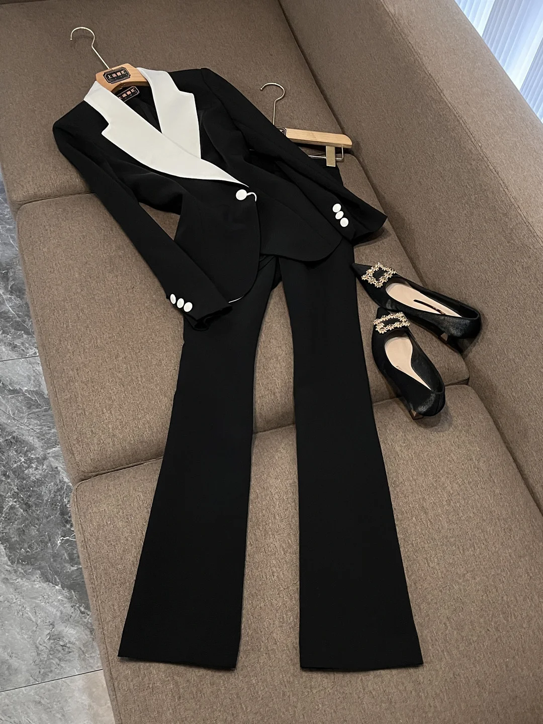 

Faionable Profional женская рабочая одежда, осенне-зимнее новое поступление, комплект костюмов на заказ, офисная одежда, китайский бренд