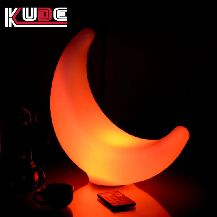 Kude Móveis Luminosos Luz Noturna Quente Luz Decorativa Natal LED Lâmpadas de Luz Crescente