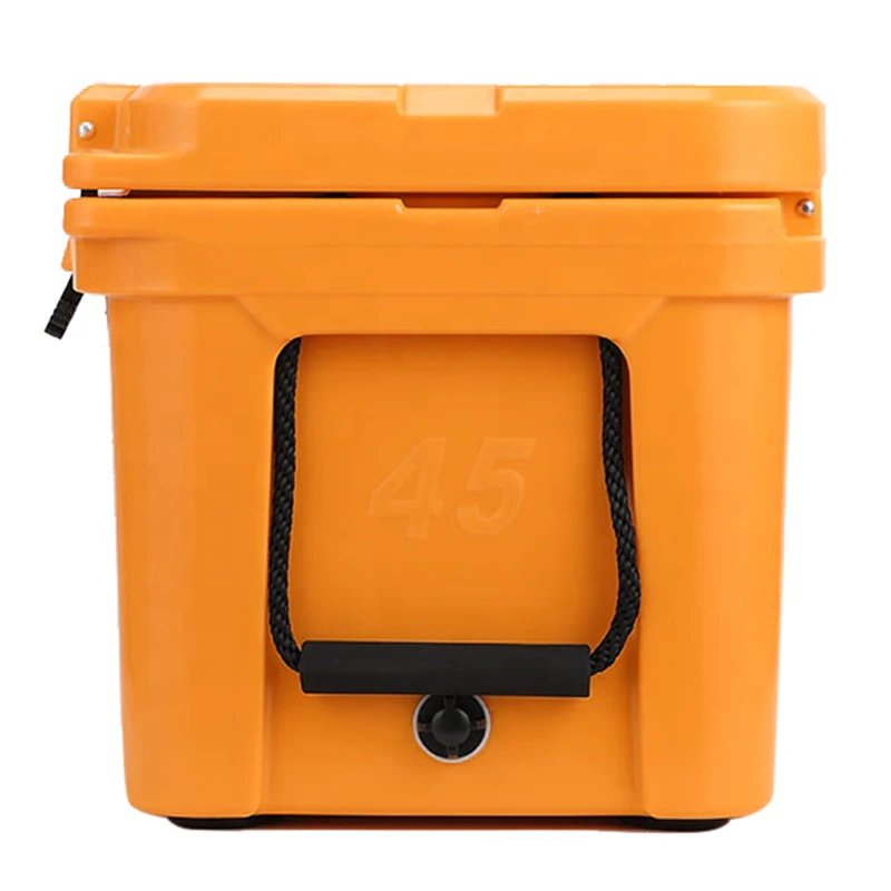 45QT Rotomolded Thermal Eco-Friendly Modern Portable Insulated Plastic Cooler Box Chair & Basket 5-Day Dry Ice for Cans view 3