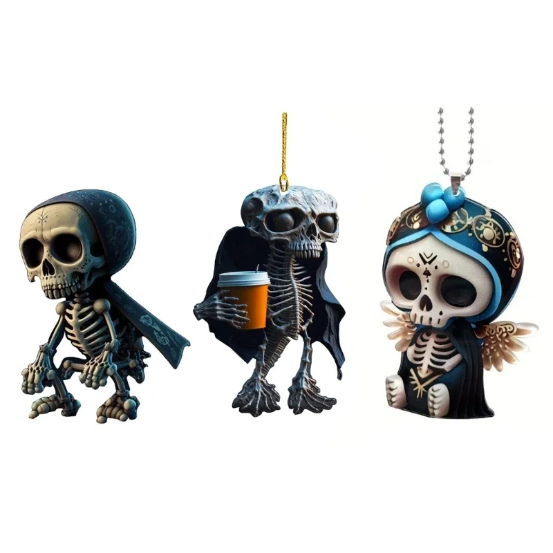 Уникальный череп в форме кулон