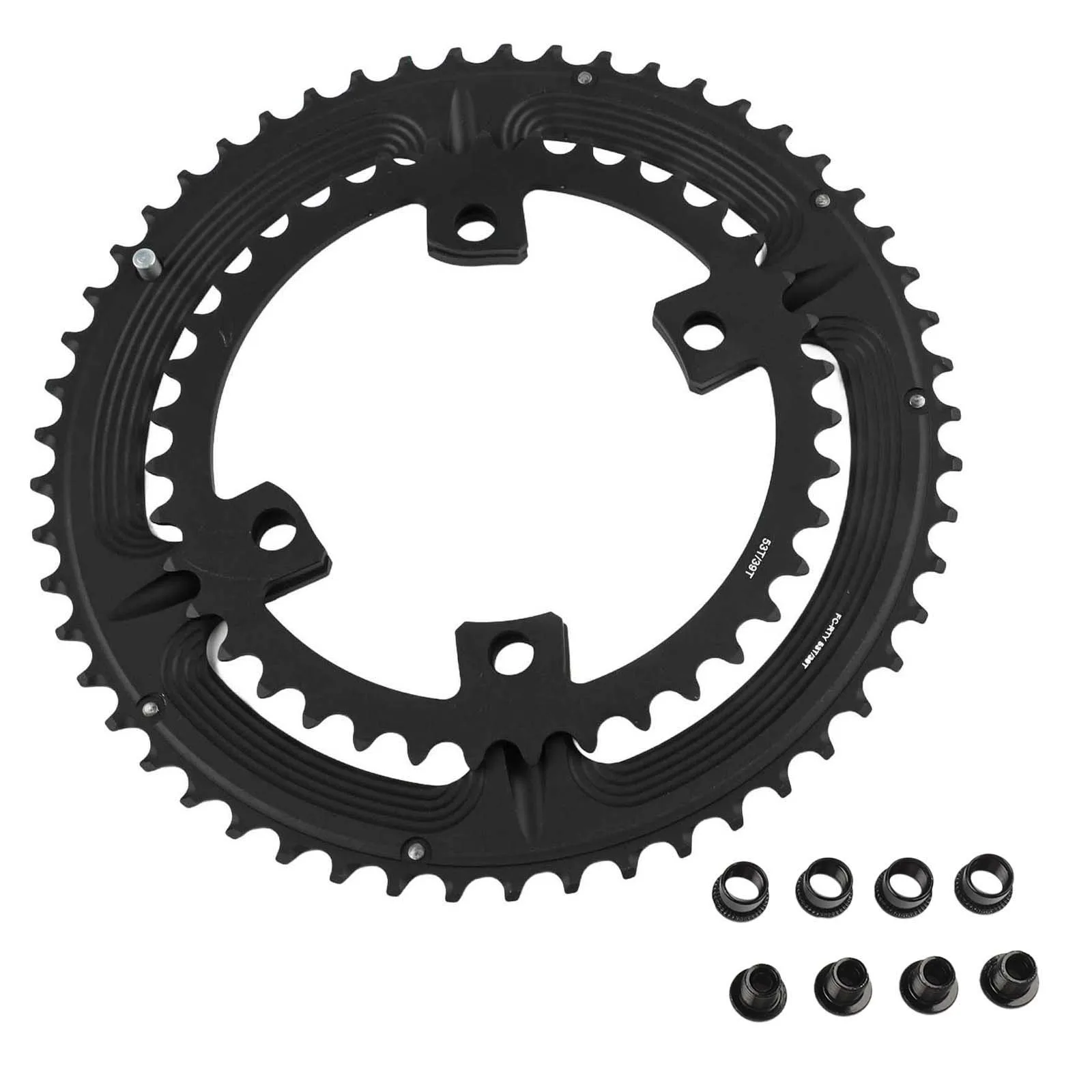 

Al7075 Double Chainring Bicycle Chainring Asymmetric Chainring 53T 39T Options Aluminum 7075 Material Compatibility FC-R9100