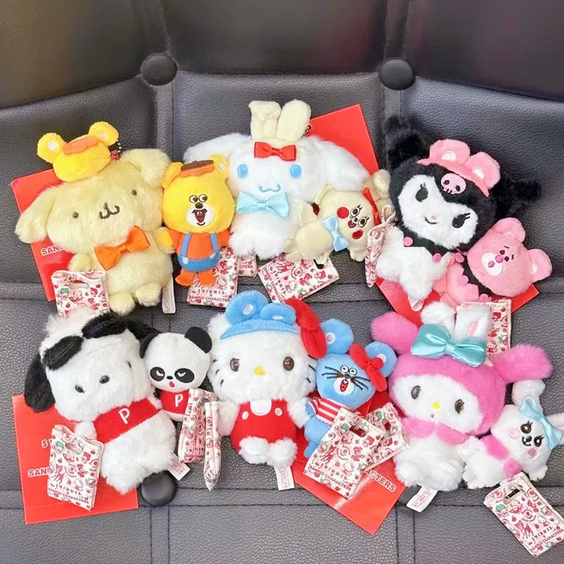 サンリオ クロミ シナモロール マイメロディ スイマー ぬいぐるみ かわいい漫画アニメバックパック小さなペンダント女の子のギフトおもちゃ