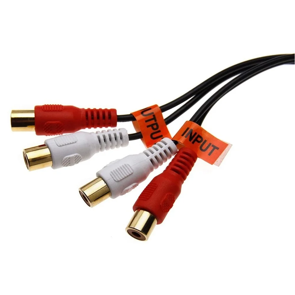 Automotive Grade For RCA Volume Controller with Copper Core Construction for Reliable Bass and Gain Adjustment