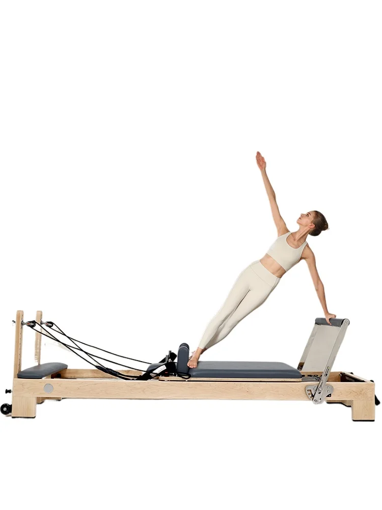 

Pilates Core Bed Yoga Fitness Equipment Cadillac Three-in-One Elevated Sliding Training Ladder Barrel Five-Piece Set