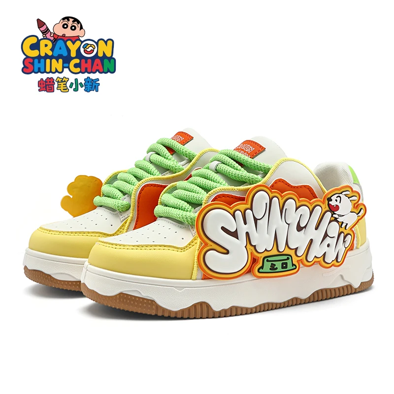 

Crayon inchan ex Low-Top Thi-Heeled Sport oes Casual Sle PU Leather round Toe Rubber Outsole Four Seasons Suitable