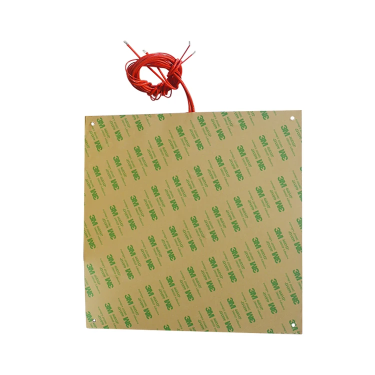 LINK CNC Silicone heating pad heater 250mmx250mm for 3d printer heat bed hole 6mm