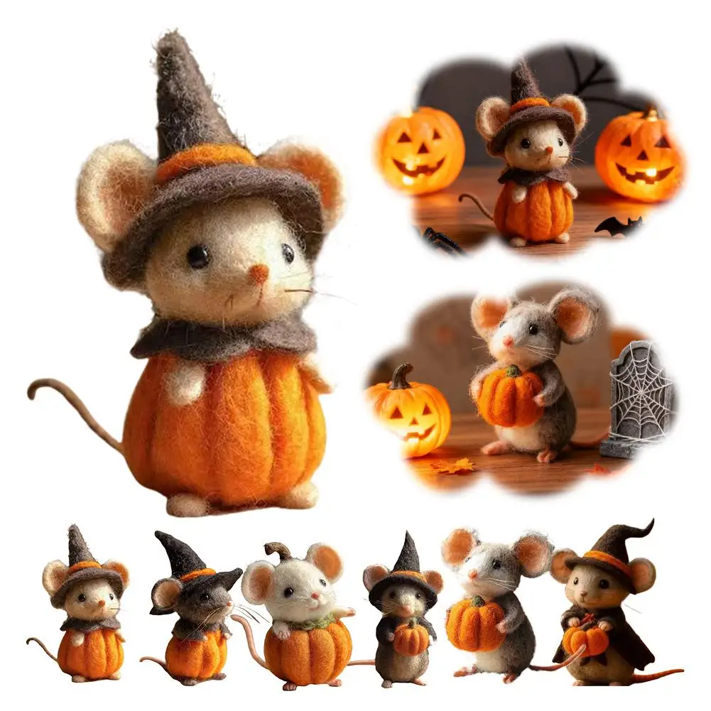 2025 هالوين لطيف اليقطين ماوس ورأى المنتج النهائي عطلة الأسرة جو الديكور جودة عالية لطيف شبح الهدايا