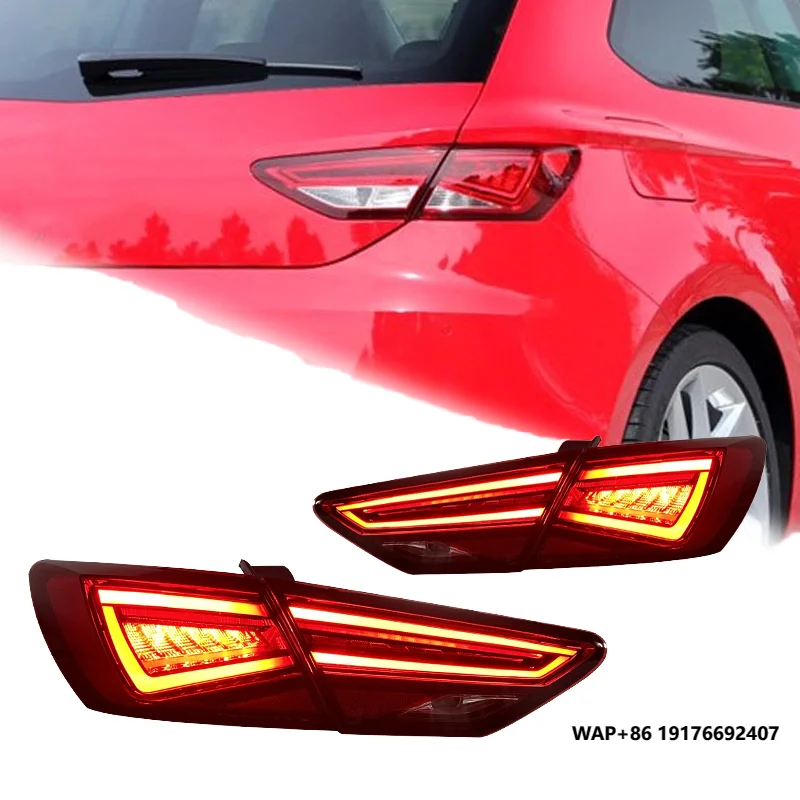

Для VW Seat Leon MK3 5F 2013-2016 Обновление задних фонарей в стиле Cupra, задний фонарь, указатели поворота, задний фонарь