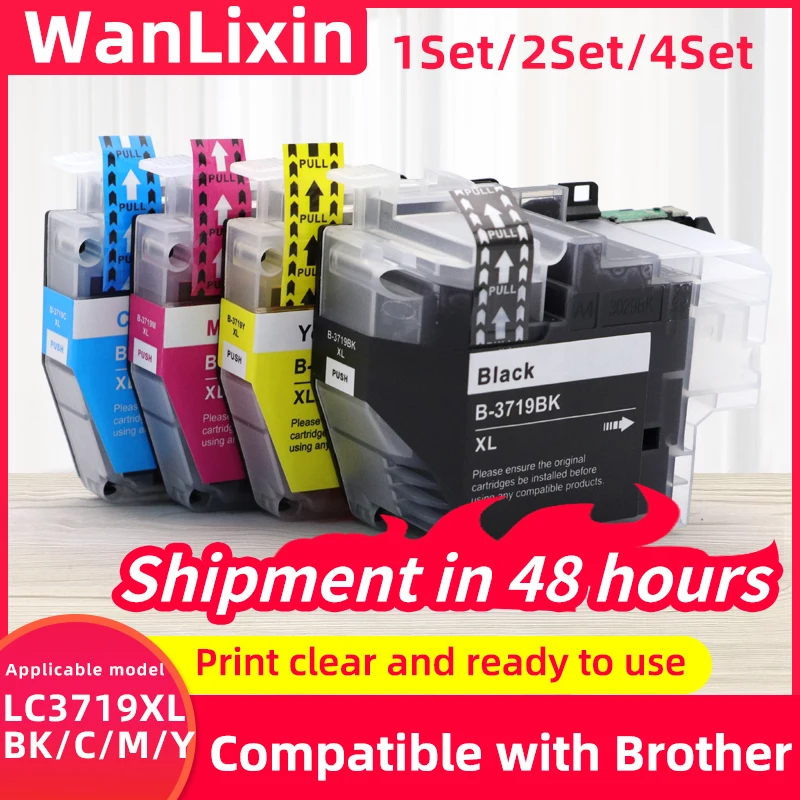 

3719XL LC3719XL LC3719 LC 3719 Цветной совместимый картридж премиум-класса для чернил Brother MFC-J2330DW MFC-J2730DW MFC-J3530D