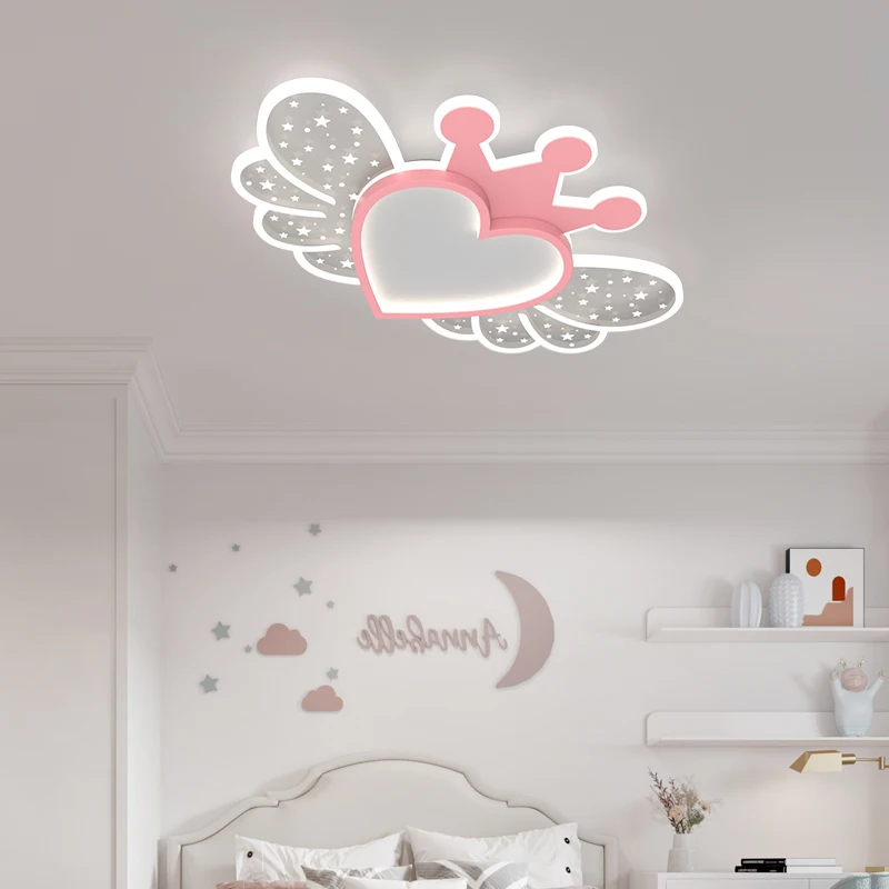 Imagem -02 - Nordic Moderno Led Lustres Pendurado Lâmpadas para Teto Ultra Brilhante Luz com Amor Decoração para Sala de Estar Quarto Luminárias