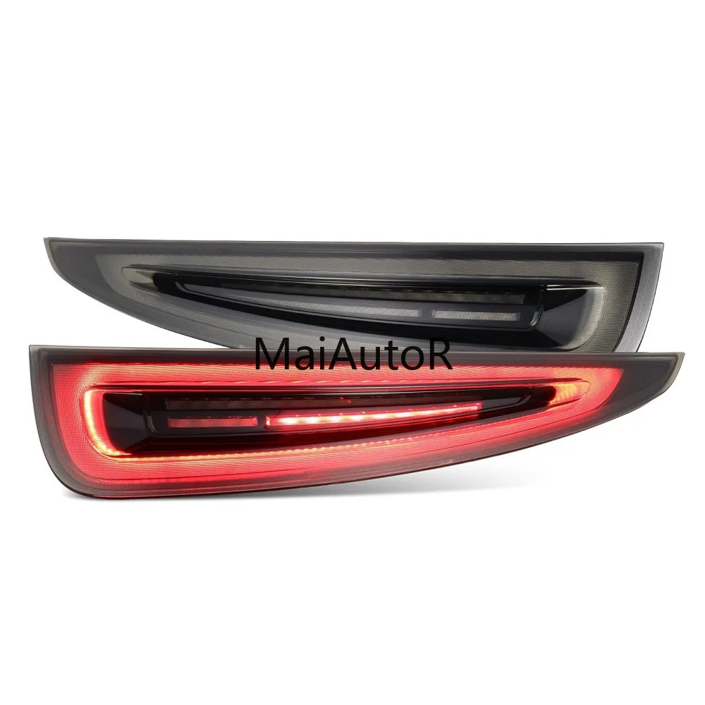 For Porsche 991.1 GT3 2011 2012 2013 2015 Tail Light Assembly Modification LED Flowing Turn Signals Rear Taillights Auto Parts