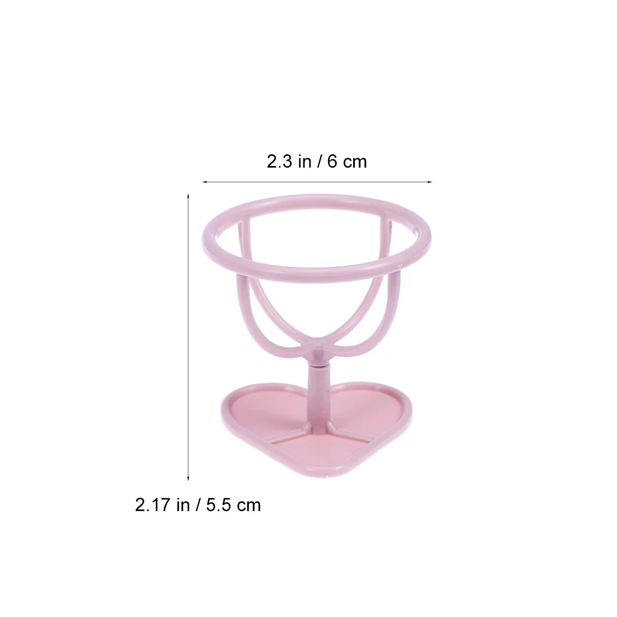 

2 Pcs Beauty Egg Holder Puff Make up Makeup Sponge Sponges Powder Shelf Power Stand Rack