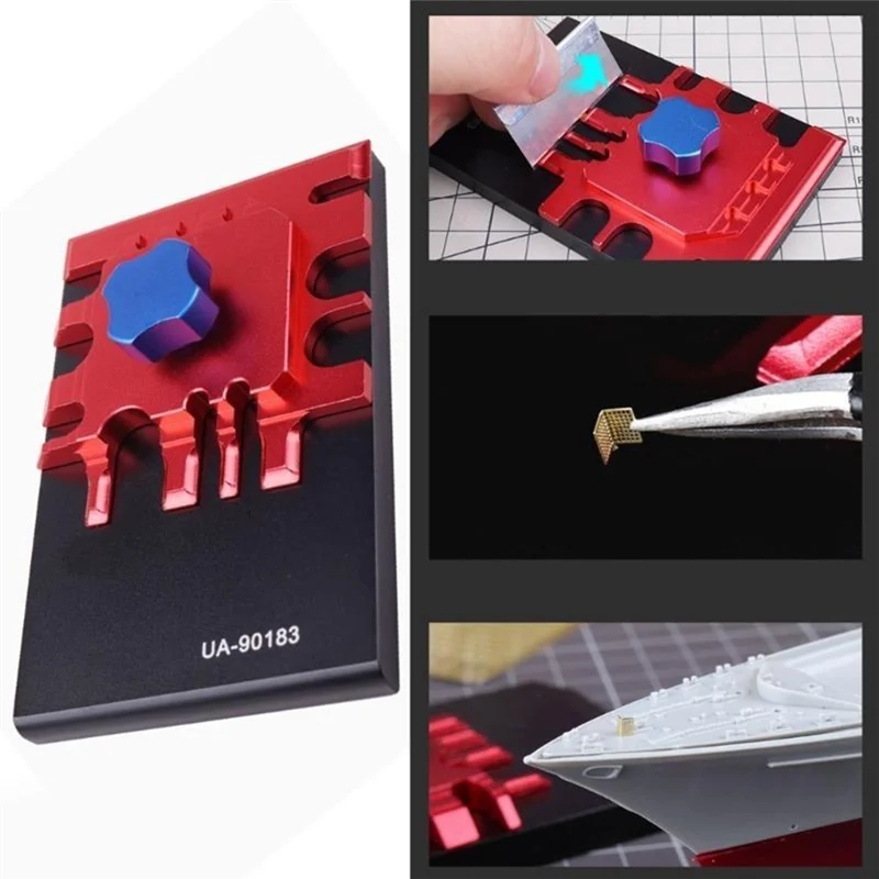 Morsa piegatubi per fogli incisi ABCL per modelli in scala Strumenti per la creazione di accessori per hobby per parti incise fotografiche Strumento di assemblaggio del modello piegatrice