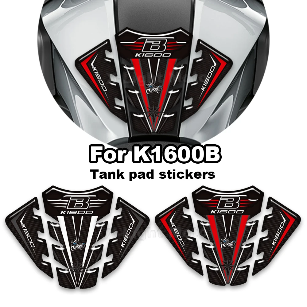Motorcycle Fuel Tank pad 3D resin protection stickers decorative decals kit For BMW K1600B K 1600 B K1600 B