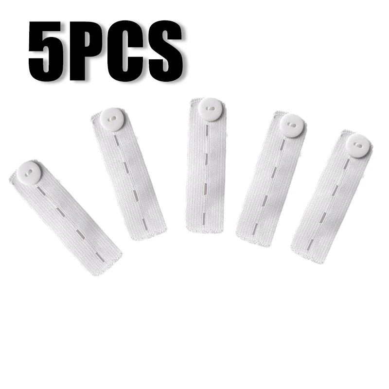 1/5PC Elastische Taille Extender Gürtel Praktische Taille Verlängerung Schnalle Für Schwangere Frauen Männer Frauen Jeans Verstellbarer Bund