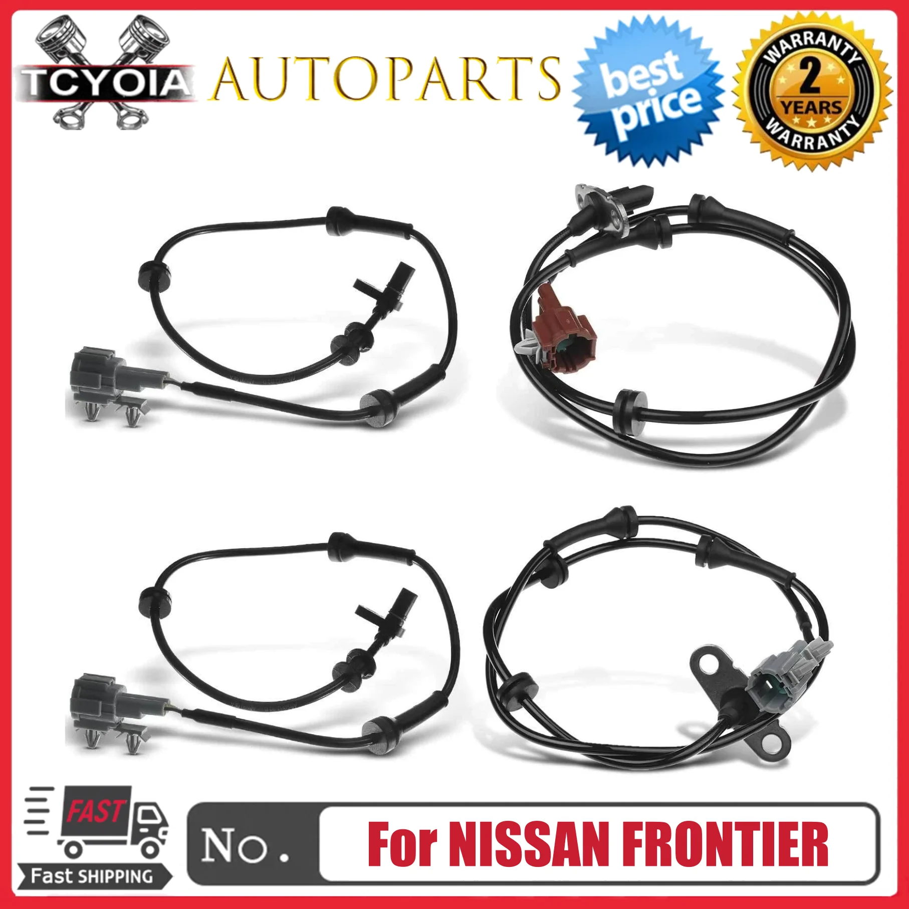 Sensor ABS Dianteiro Traseiro Esquerdo Direito 47900-EA005 47901-EA005 47910-EA025 Para NISSAN FRONTIER 2005-2010 2012-2013 2016-2019
