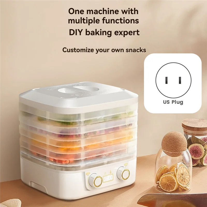 

A68G-5 Layer Умная электрическая сушилка для пищевых продуктов Интеллектуальная функция синхронизации Мясо Рыба Чай Машина для сухофруктов Машина для сушки пищевых продуктов A США Pl