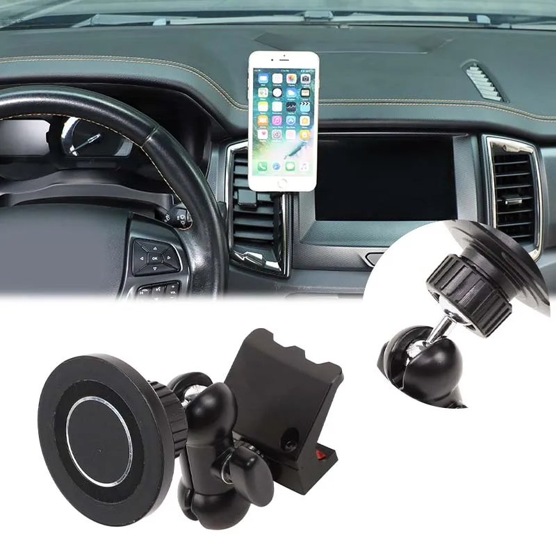 Suporte para Telefone Móvel para Ford Ranger Wildtrak 2015-2021, Suporte GPS para Painel, Acessórios Internos