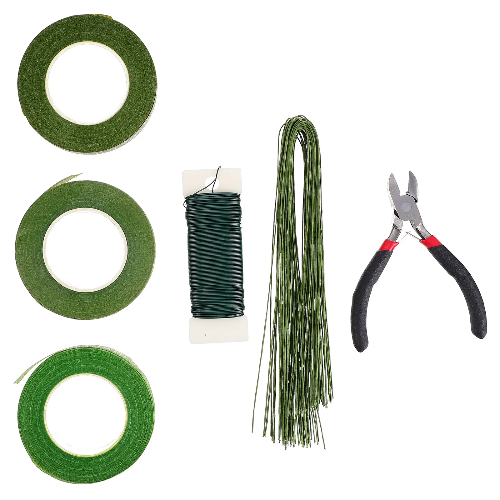 1set-floral-arrangement-kit-with-colorful-stretchable-flower-tapes-flexible-floral-wires-premium-wire-cutter-for-diy-bouquets