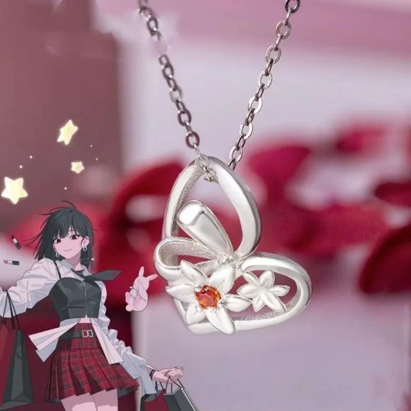 Charles Lucas Jo Emma‌ Popular Anime 2D Peripheral Character Necklaces with The Same Fashion and Personality Fashion Jewelry