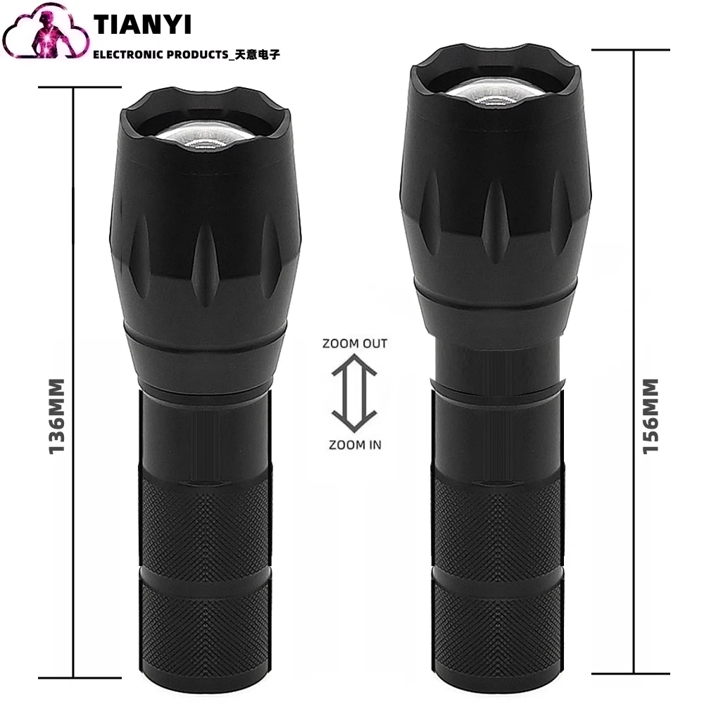 UV Flashlight,Portable Blacklight Flashlight,LED Torch with White and Ultraviolet Light Combo, Black Light Pet Urine Detector