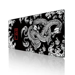 Japanese dragon large game mouse pad XXL keyboard game machine mouse pad sul tavolo speed mats animation carpet tappetini in gomma