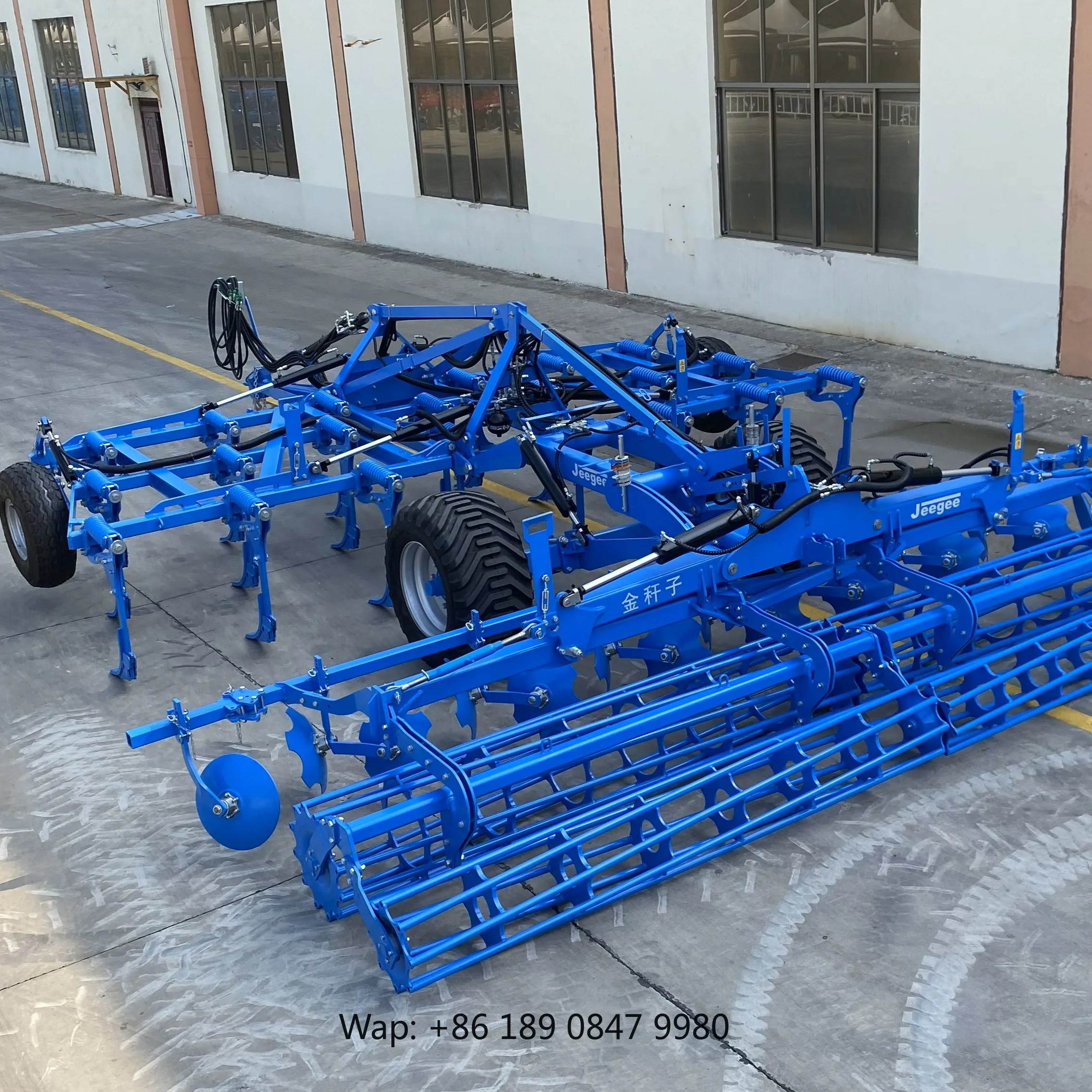 【Hot】KX400 KX500 KX600 Efficient Long Wheelbase Home Power Subsoiler Rotary Ridge Former Cultivator 4m Working Width 180-280HP