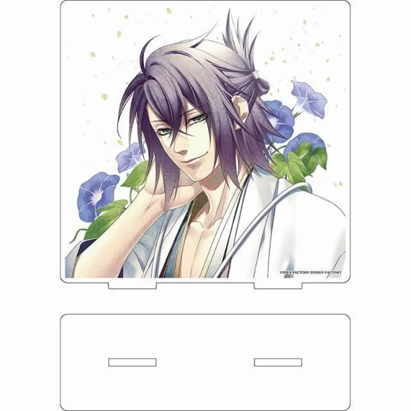 Anime Hakuoki: Shinsengumi Kitan Cosplay Square Shape Acrylic Figure Standee Keychain Desk Decor Gifts Supporting Fans Gifts 15c