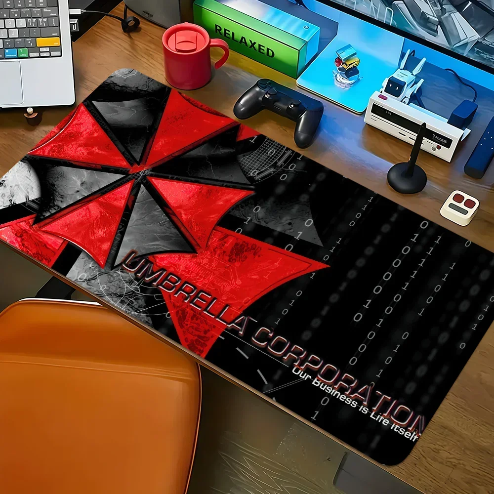 CIFBUY Resident Evil Umbrella Corporation Extended Gaming Mouse Pad Non Slip Rubber Horror Game Desk Mat