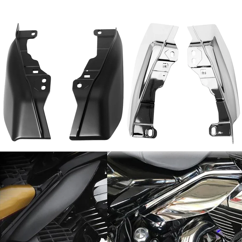 

1pair For Harley Touring Street Electra Glide CVO Road King 2017-24 Motorcycle Mid-Frame Air Deflector Under Seat Engine