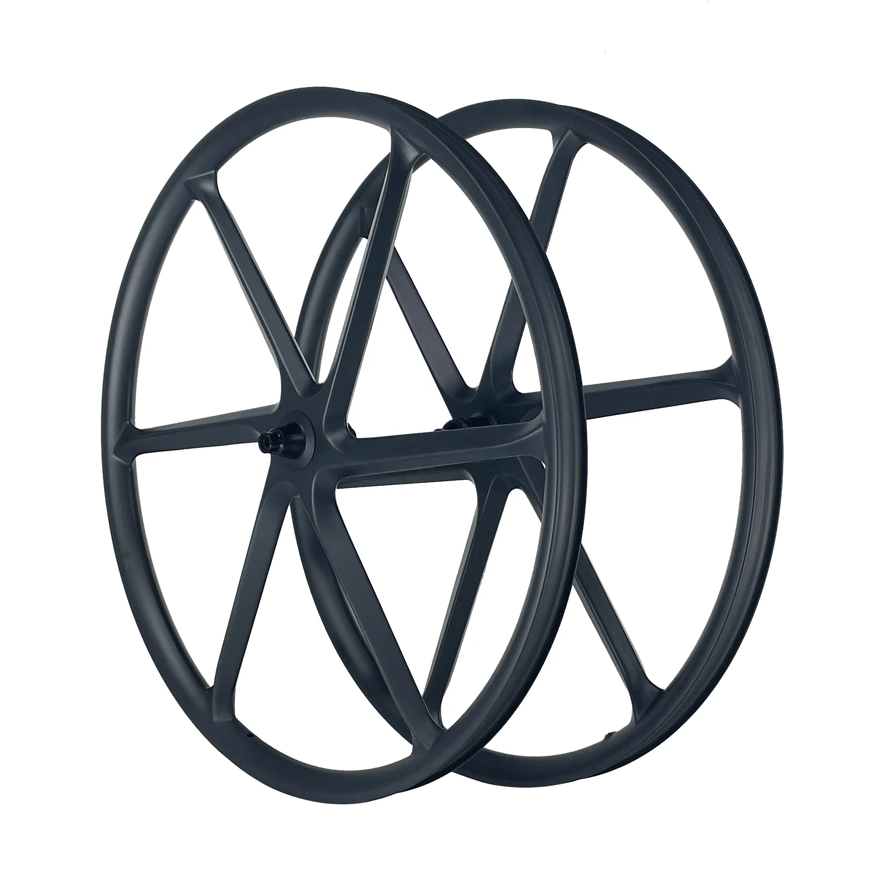 Koła karbonowe MTB 27,5/29 cali, 6-ramienne, szerokość obręczy 36 mm, głębokość 25 mm, koła do e-bike z hamulcami tarczowymi, kompatybilne z systemem tubeless.