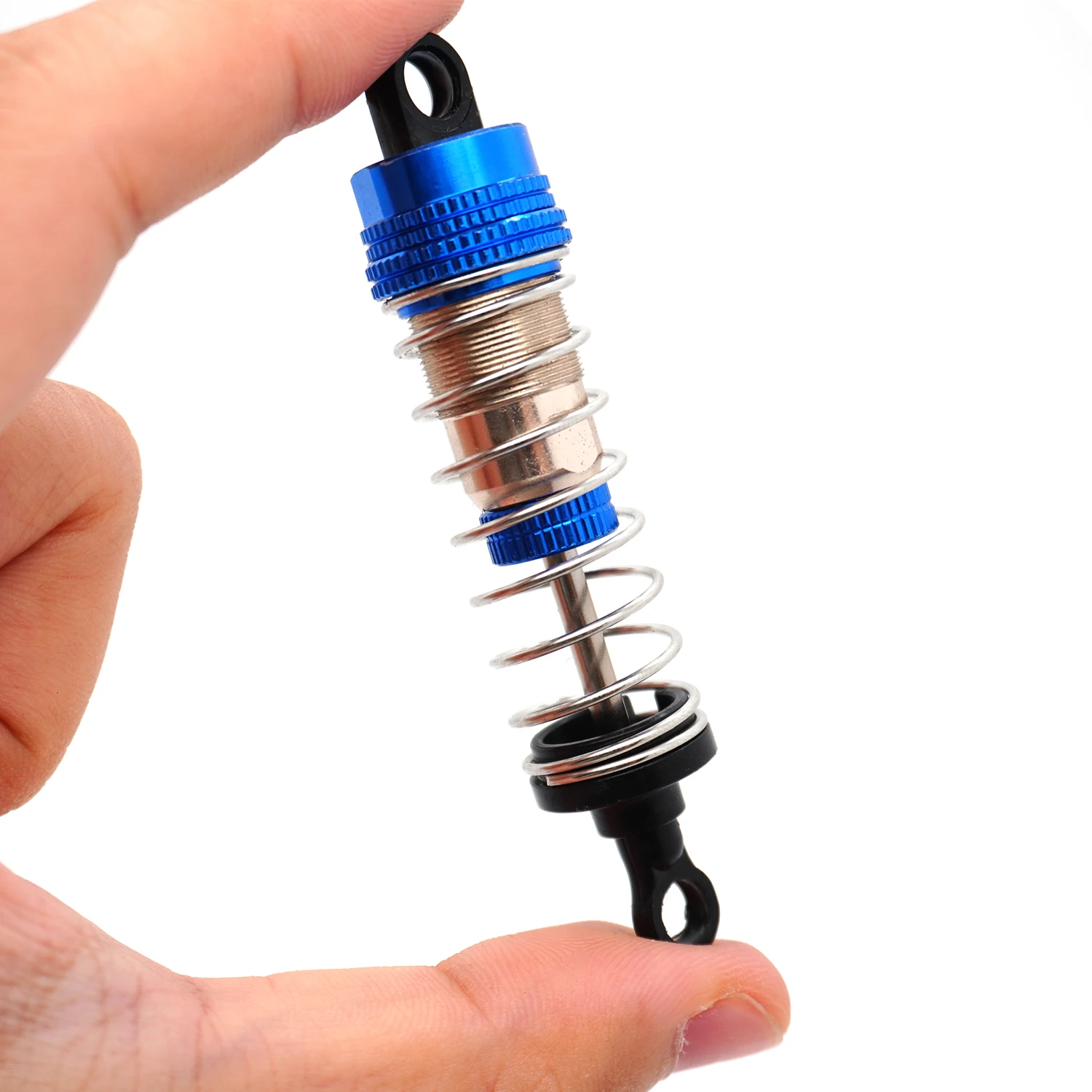 1Pair 74/80mm Metal Front Rear Spring Shock Absorber Oil Damper For 1:12 1:14 RC Crawler Car Wltoys 144010 124007 MJX Hyper Go