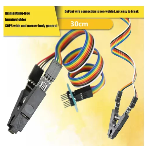 Imagen 2 del producto Alta/Normal calidad SOP8 SOIC8 Clip escritura completa UPA-USB V1.3 SN:050D5A5B Chip ECU sintonización Upa programador Usb para Windows 7/10