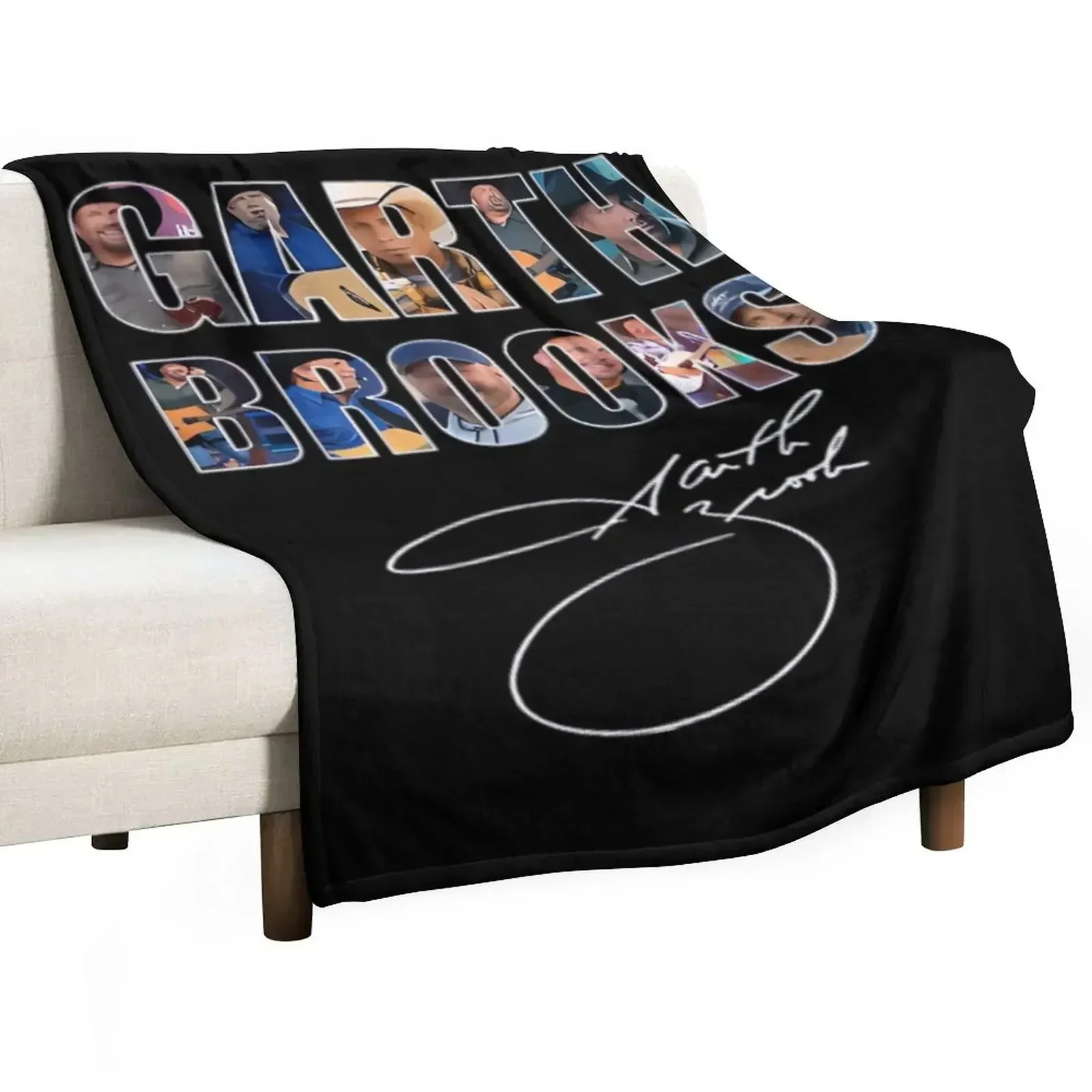 Garth Brooks Throw Blanket halloween Personalized Gift Nap Loose Blankets